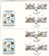 Alderney - 3 Lettres De 1984 - Oblit Guernesey - Oiseaux - Avec Interpanneaux Et Numéro -  Valeur 40 Euros - - Alderney