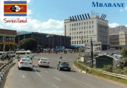 1 AK Swaziland * Ansicht Der Hauptstadt Mbabane - Mit Der Flagge Des Landes * - Swaziland