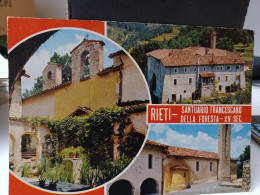Cartolina Rieti ,santuario Francescano Della Foresta - Rieti