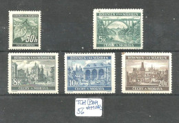 TCH(Boh Et Mor) Mi 55/61 En XX ( Manque 56 Et 58 ) - Unused Stamps