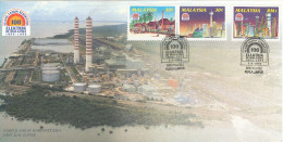 Malaysia FDC 3-9-1994 FDC Electrifying Pace In Malaysia Complete Set Of 3 With Cachet - Malaysia (1964-...)