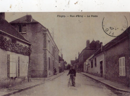 FLOGNY-LA-CHAPELLE RUE D'EVRY LA POSTE ( CARTE GLACEE ) - Flogny La Chapelle