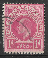 1902 NATAL USED STAMP (Michel # 59) CV €2.20 - Natal (1857-1909)