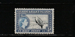 Gilbert Et Ellice YT 59 ** : Elizabeth II , Frégate - 1956 - Gilbert & Ellice Islands (...-1979)