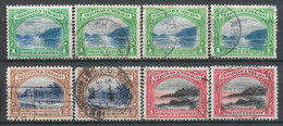 1935-1937 TRINIDAD & TOBAGO Set Of 8 USED STAMPS (Michel # 115C,116A,116C,117A) CV €3.60 - Trinidad Y Tobago