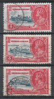 1935 TRINIDAD & TOBAGO Set Of 3 USED STAMPS (Michel # 125) CV $3.00 - Trinidad Y Tobago