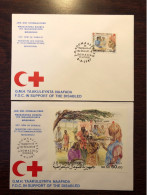 SOMALIA  FDC COVER 1987 YEAR RED CRESCENT RED CROSS HEALTH MEDICINE STAMPS - Somalia (1960-...)