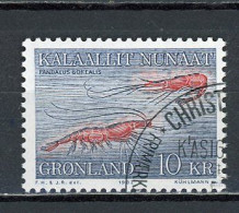 GROENLAND - CREVETTES - N° Yvert 121 Obli. - Used Stamps