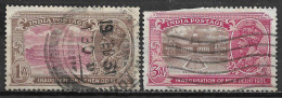 1931 INDIA Set Of 2 USED STAMPS (Michel # 126,128) CV €4.30 - 1911-35  George V