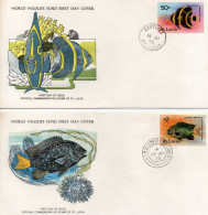 Sainte Lucie World Wildlife Fund XXX 1979 FDC - St.Lucia (1979-...)