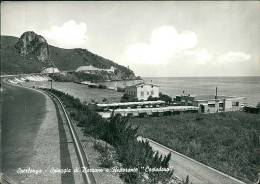 SPERLONGA ( LATINA ) SPIAGGIA DI BAZZANO E RISTORANTE COSTADORO - EDIZ. BERRETTA - SPEDITA 1966 (20087) - Latina