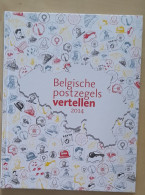 Année 2014 : Filatelieboek "Belgische Postzegels Vertellen 2014" (sans Timbre) - Colecciones