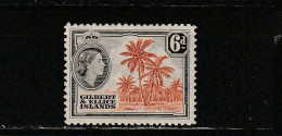 Gilbert Et Ellice YT 65 ** : Elizabeth II , Cocotiers -1953 - Gilbert- Und Ellice-Inseln (...-1979)