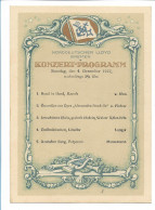 C4278/ Norddeutscher Lloyd Bremen  Konzert-Programm 4.12.1927  - Sonstige & Ohne Zuordnung