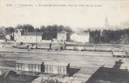 Hal - Panorama - Eglise Notre-Dame Vue Du Côté De La Gare - Halle