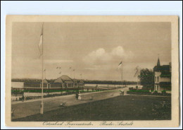 V2128/ Travemünde Badeanstalt AK 1918 - Lübeck-Travemuende