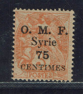 Syrie. 1920. N° 33* TB. - Neufs