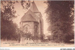 AAPP4-76-0289 - Environs De Saint-Romain-de-Colbosc - LA CERLANGUE - Saint-jean-d'Abbelot - Abside De L'Eglise  - Saint Romain De Colbosc