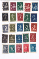 Kinderzegels 1938  1939   1940   1941 En 1945  (5 Jaar Compleet) - Used Stamps