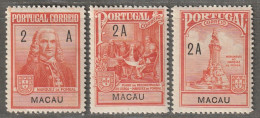 MACAO - N°263/5 ** (1925) Pombal - Unused Stamps