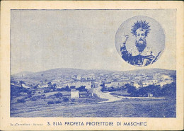 MASCHITO ( POTENZA ) PANORAMA + S.ELIA - PROTETTORE - EDIZ. CANCELLARA - 1950s  (20092) - Potenza