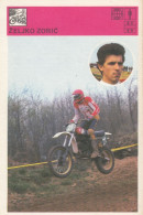 Motocross Zeljko Zoric From Karlovac Croatia Trading Card Svijet Sporta - Moto Sport