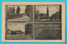 * Kempen B. Heinsberg (Nordrhein Westfalen - Deutschland) * (J. Krapohl) Gruss Aus, église, Kirche, Old, Rare - Heinsberg