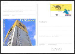 Germania/Germany/Allemagne: Intero, Stationery, Entier, "EXPO 2000" - 2000 – Hannover (Duitsland)