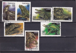 SA02 Tanzania 1993 Reptiles Used Stamps - Tanzania (1964-...)