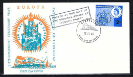 GIBRALTAR FDC Mit Komplettsatz Europamarke 1966 - Siehe Bild - Gibraltar