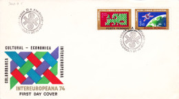 ECONOMIC CULTURAL COLLABORATION 1974 ROMANIA - FDC