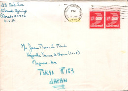 USA ETATS UNIS LETTRE POUR LE JAPON 1974 - Lettres & Documents