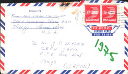 USA ETATS UNIS LETTRE POUR LE JAPON 1975 - Cartas & Documentos