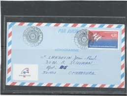 AEROGRAMME -N°1017A -AER -BICENTENAIRE DE LA REVOLUTION -BUREAU TEMPORAIRE PHILEXFRANCE  14-JUIL     1989 - Aerograms