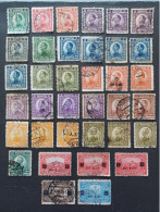 JUGOSLAVIA YUGOSLAVIA 1919 ALESSANDRO E RE PIETRO I 21 SCANNERS + MANY FRAGMANT OBLITERE STOCK LOT MIX  --- GIULY - Oblitérés