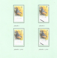 Belgium1988 BUZIN Birds  Sitelle Torchepot/Boomklever  5 Bfrs  Plaatnrs 1 - 2 Mint - Plain Stamps +  Preos (scans) - 2011-..