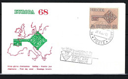 SAN MARINO FDC Mit Europamarke 1968 - Siehe Bild - FDC