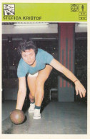 Bowling Stefica Kristof Croatia Trading Card Svijet Sporta - Bowling