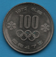 JAPAN 100 YEN 47 (1972) Y# 84 Winter Olympics, Sapporo - Japón