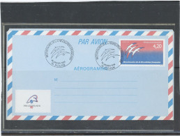 AEROGRAMME -N°1017 -AER -BICENTENAIRE DE LA REVOLUTION -BUREAU TEMPORAIRE -ROUEN 1-JAN 1989 - Aerograms