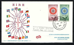 IRLAND FDC Mit Komplettsatz Europamarken 1964 - Siehe Bild - FDC