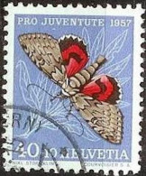 Schweiz Suisse Pro Juventute 1957: Ordensband Zu WI 172 Mi 652 Yv 601 Mit Eck-Stempel (LUZERN) -15 (Zumstein CHF 5.00) - Used Stamps