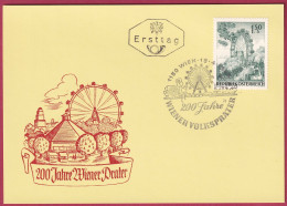 Österreich 1204 Ersttag Auf Karte 19. 4. 1966, 200 Jahre Wiener Prater (Nr.10.147) - FDC