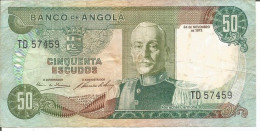ANGOLA PORTUGAL 50$00 ESCUDOS 24/11/1972 #2 - Angola