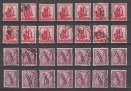 INDIA:  1967/69  DEFINITVA   -  2  VAL. US. -  RIPETUTI  14  VOLTE  -  YV/TELL. 224 + 226 - Gebraucht