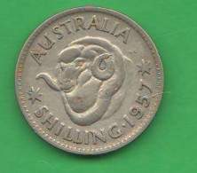 Australia One Shilling 1957 Australie - Shilling