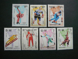 Olympic Games - Winter 1984: Sarajevo # Cambodia 1983 Used #454 - Invierno 1984: Sarajevo