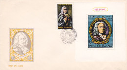 DIMITRIE CANTEMIR 1673-1973 COVERS FDC ROMANIA - FDC