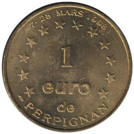 PERPIGNAN - EU0010.1 - 1 EURO DES VILLES - Réf: T538 - 1998 - Euro Der Städte
