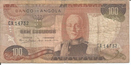 ANGOLA PORTUGAL 100$00 ESCUDOS 24/11/1972 #2 - Angola